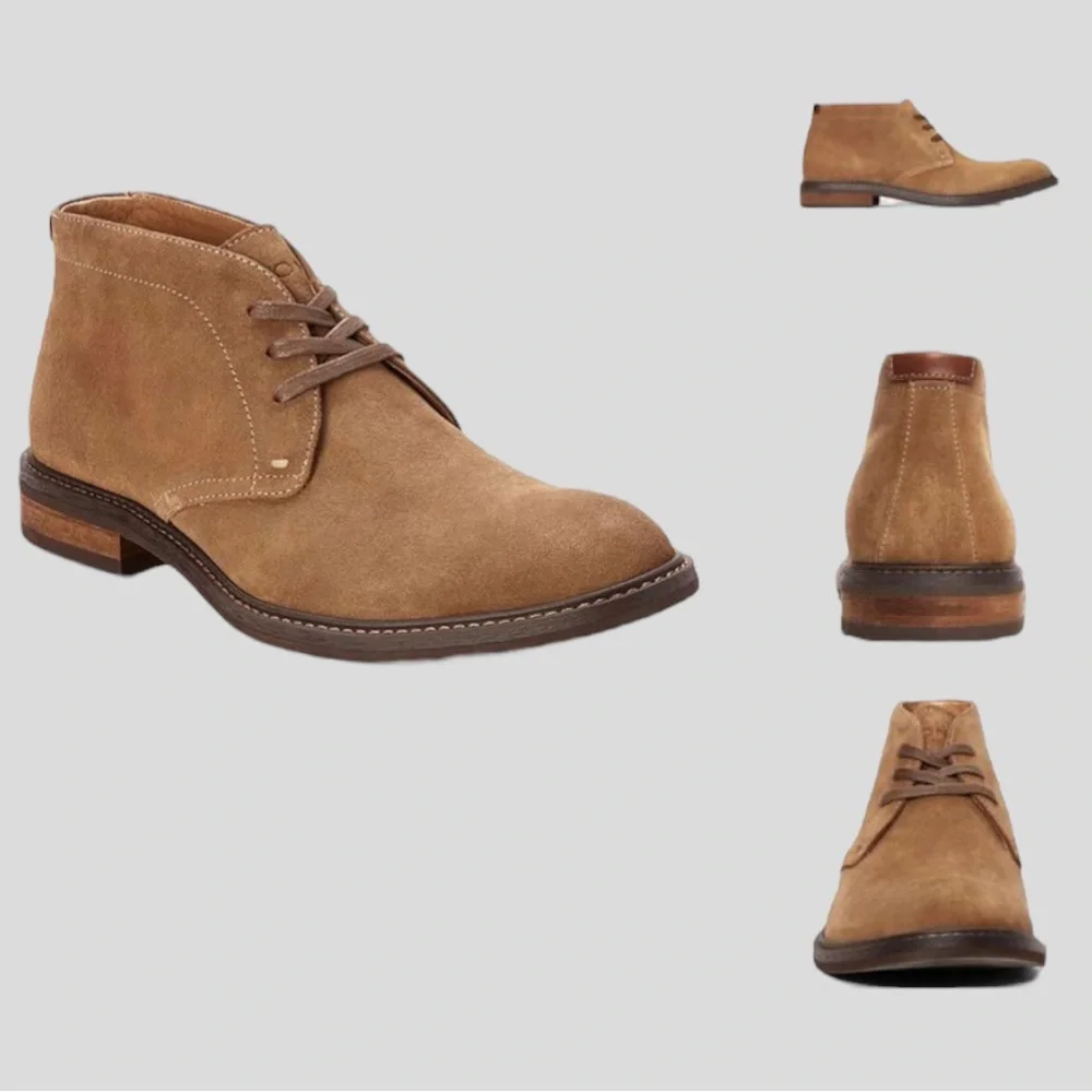 New! VIONIC BOWERY CHASE TAN BOOTS SIZE 11.5
